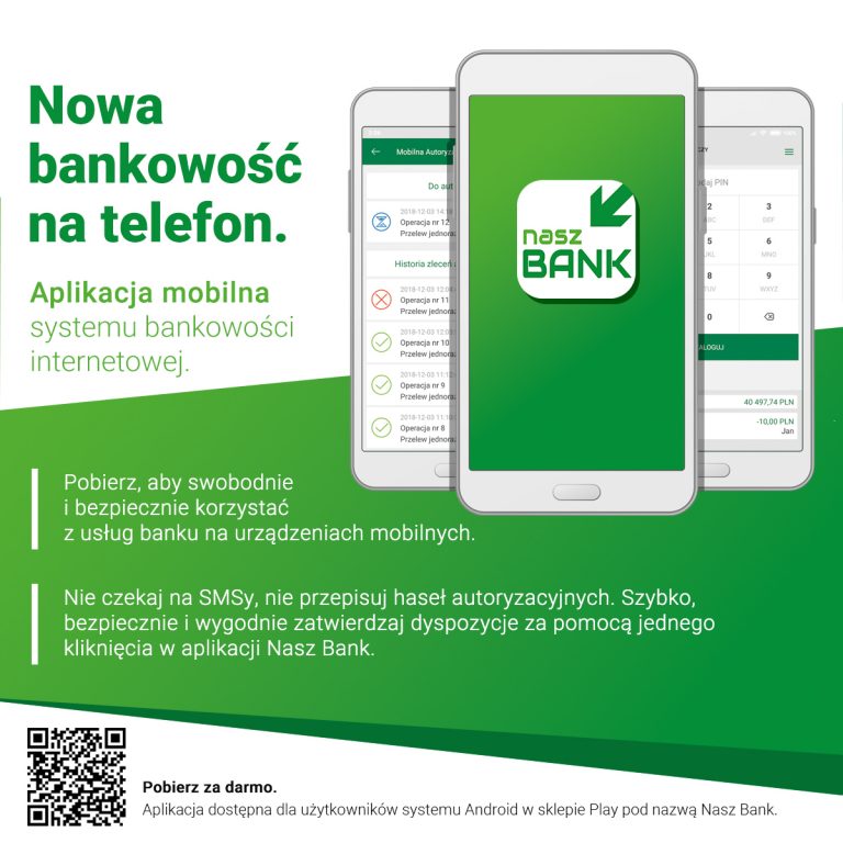 Aplikacja mobilna „Nasz Bank” Bank Spółdzielczy w Sławnie