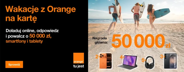 Baner Wakacje z orange